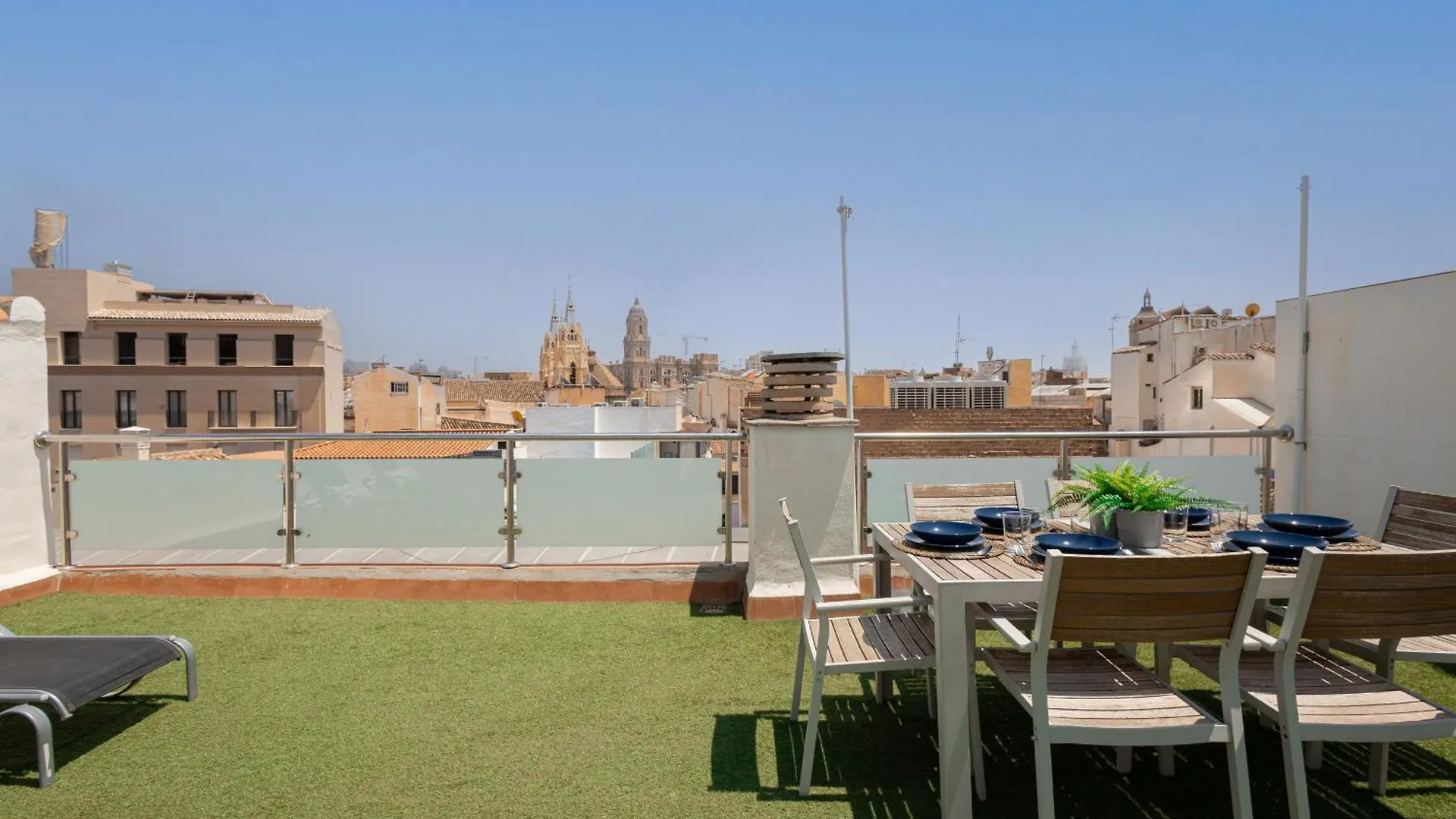 C103 - Sunny Terrace, Old Town Views Apartment Malaga 0*,